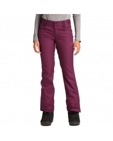 Holden Damskie Spodnie Standard Bordowe