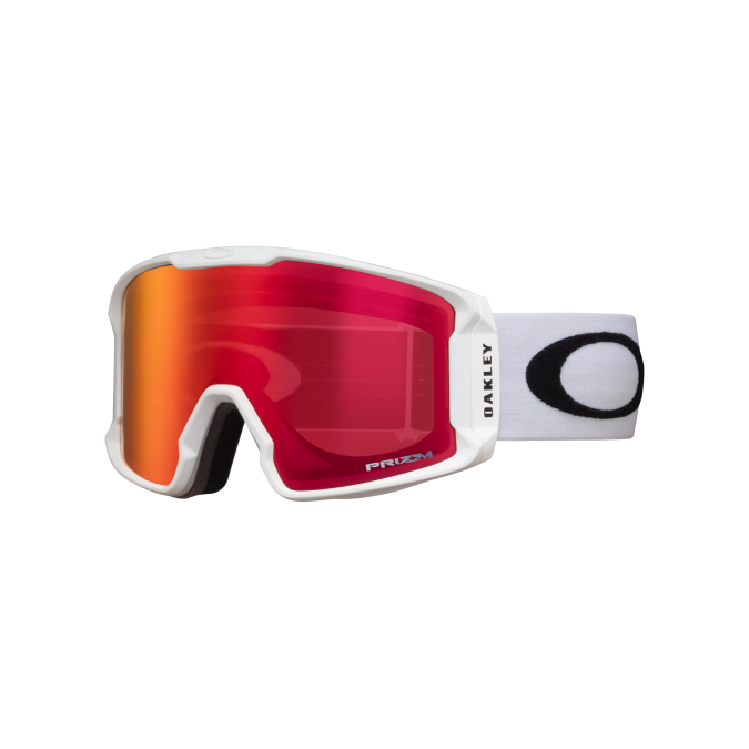 Oakley Gogle Line Miner L Matte White, Szybka Prizm Snow Torch Iridium