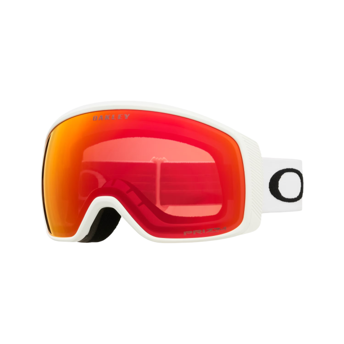 Oakley Gogle Flight Tracker M Matte White, Szybka Prizm Snow Torch Iridium