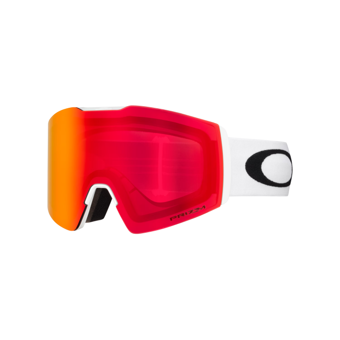 Oakley Gogle Fall Line M Matte White, Szybka Prizm Snow Torch Iridium