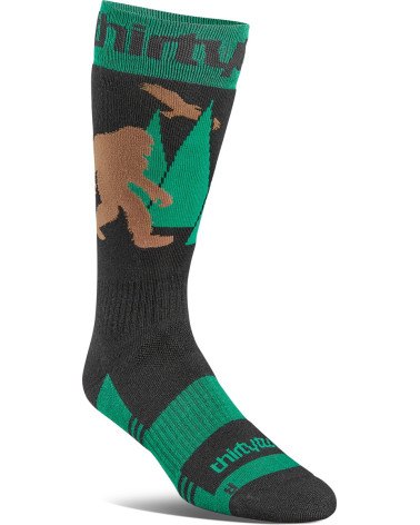 ThirtyTwo Męskie Skarpety Double Sock Black/Green