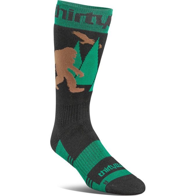 ThirtyTwo Męskie Skarpety Double Sock Black/Green