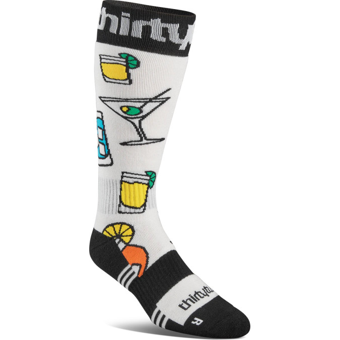 ThirtyTwo Męskie Skarpety Double Sock Biało Czarne