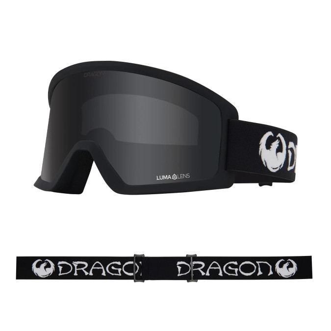 Dragon Gogle DX3 L Otg Classic Black, Szybka Dark Smoke