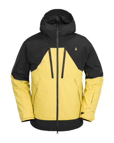 Volcom Męska Kurtka TDS 2L Gore-Tex Dark Yellow