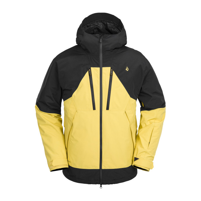 Volcom Męska Kurtka TDS 2L Gore-Tex Dark Yellow