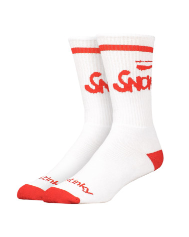 Stinky Skarpety Snowboy "Solidarity" White/Red