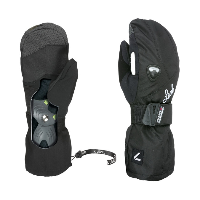 Level Damskie Rekawice z Ochraniaczem Butterfly Mitt Black