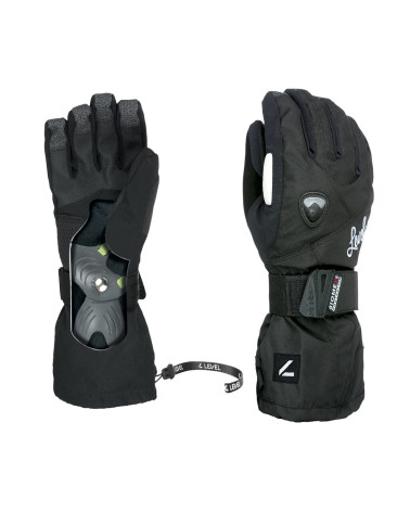 Level Damskie Rekawice z Ochraniaczem Butterfly Black