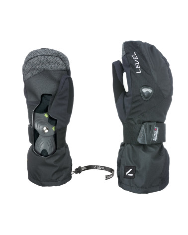 Level Meskie Rekawice z Ochraniaczem Fly Mitt Black