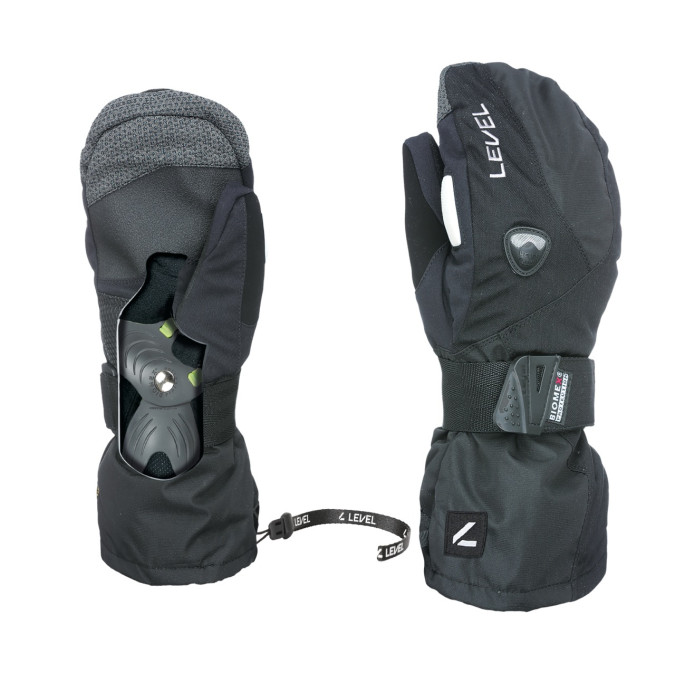 Level Meskie Rekawice z Ochraniaczem Fly Mitt Black