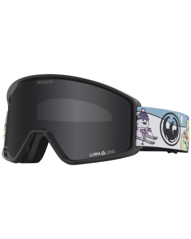 Dragon Gogle DXT OTG Powday, Szybka Dark Smoke