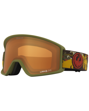 Dragon Gogle DXT OTG Leafy Camo, Szybka Amber