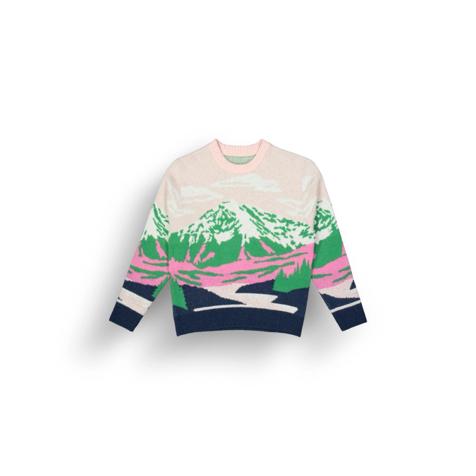 Picture Organic Damski Sweter Wak Cloudy Landscape Women