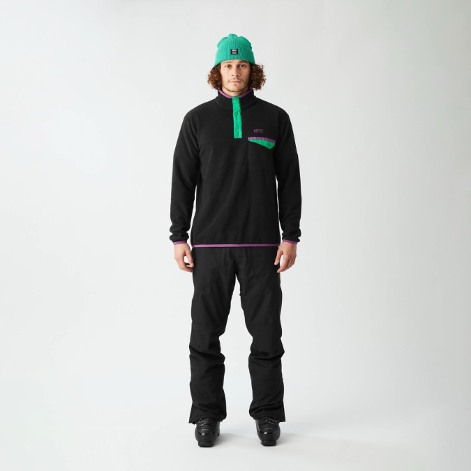 Picture Organic Meski Polar Arcca 1/4 Zip Black