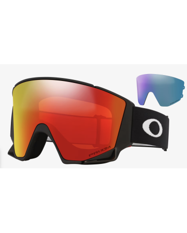 Oakley Gogle Flow Scape L Black, Szybka Prizm Torch i Iced