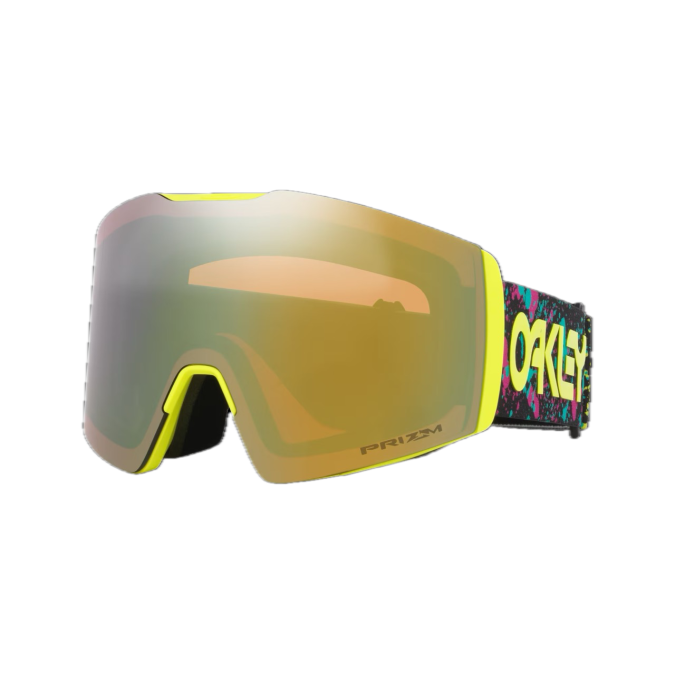 Oakley Gogle Fall Line L Jaxson Black, Szybka Prizm Snow Sage Gold Iridium