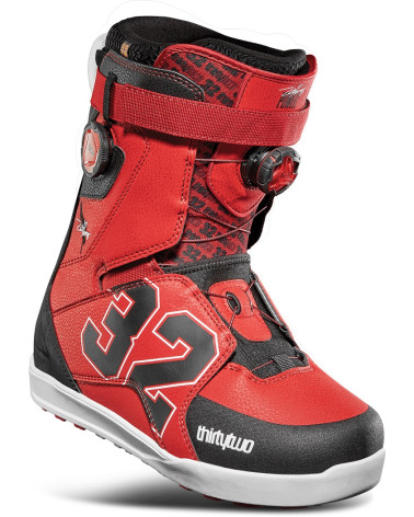 Thirty Two Meskie Buty Lashed Double Boa Zeb Black/Red