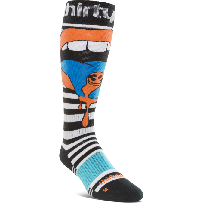 Thirty Two Meskie Skarpetki Double Black/Orange