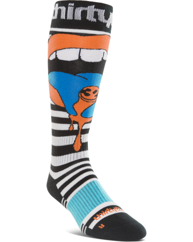 Thirty Two Meskie Skarpetki Double Black/Orange