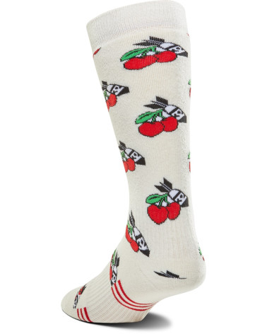 Thirty Two Damskie Skarpetki Merino White/Red