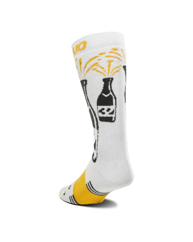 Thirty Two Damskie Skarpetki Double Yellow/White