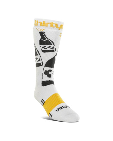 Thirty Two Damskie Skarpetki Double Yellow/White