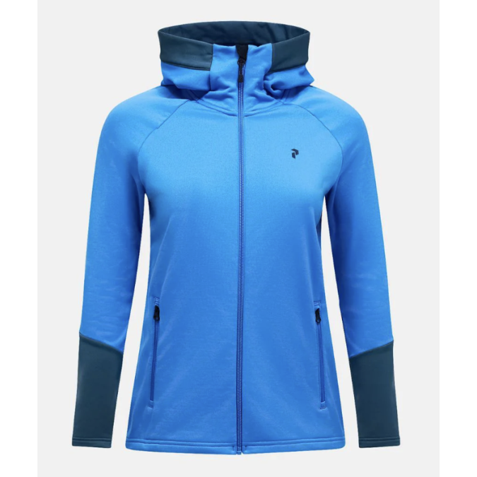 Peak Performance Damska Bluza Rider Essentials Zip Azure Ascent/Mountain Lake