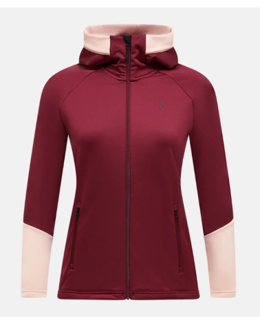 Peak Performance Damska Bluza Rider Essentials Zip Vertical Zenith/Peach Fuzz