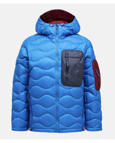 Peak Performance Meska Kurtka Helium Utility Down Hood Azure Ascent/Mountain Mist