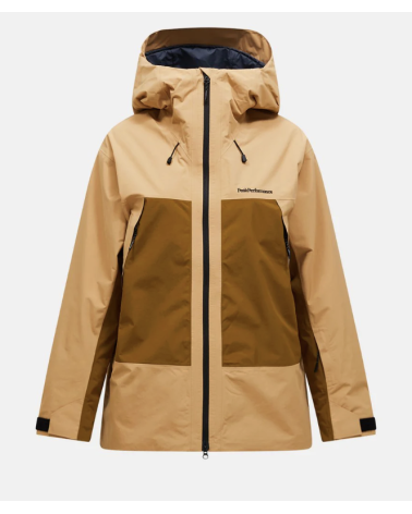 Peak Performance Damska Kurtka Edge Insulated Sierra Sand/Earthy Summit
