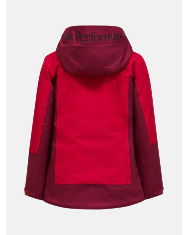 Peak Performance Damska Kurtka Rider Tech Insulated Vertical Zenith/Burgundy