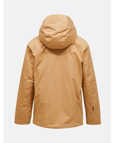 Peak Performance Meska Kurtka Maroon Insulated Sierra Sand