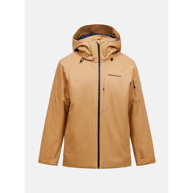 Peak Performance Meska Kurtka Maroon Insulated Sierra Sand