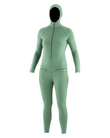 AIRBLASTER WMNS MERINO NINJA SUIT SPRUCE